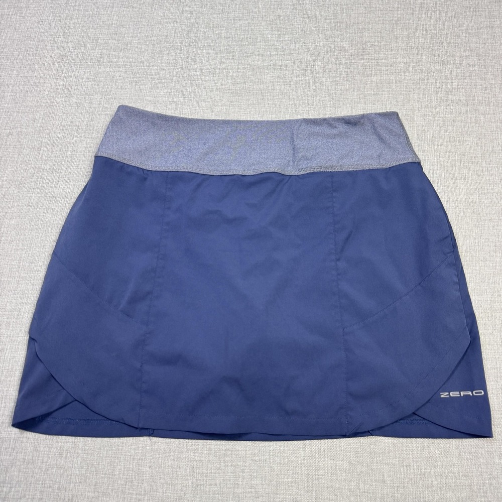 Zero Restriction Golf Skort Womens Medium Blue Athletic Pull On Elastic Waist